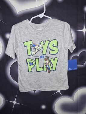 Toy Story 'Toys at Play' Grey Kids T-Shirt